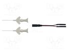 Oscilloscope probe accessory kit; Kit: adapter x2,cable; 3pcs. TESTEC