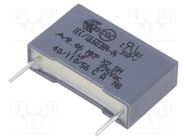 Capacitor: polypropylene; X2; R46; 100nF; 18x11x5mm; THT; ±20%; 15mm KEMET