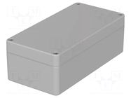 Enclosure: multipurpose; X: 80mm; Y: 160mm; Z: 55mm; EUROMAS; IP66 BOPLA