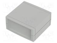 Enclosure: with panel; UNIMAS; X: 85mm; Y: 81mm; Z: 40mm; polystyrene 