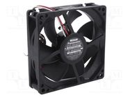 Fan: DC; axial; 12VDC; 92x92x25mm; 76.8m3/h; 29dBA; ball; 2750rpm PANASONIC