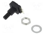 Potentiometer: shaft; 10kΩ; 200mW; THT; 6.25mm; plastic; mono; PC-16 PIHER