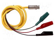 Test lead; black,red,green,yellow; 50Ω; 0.92m; Insulation: PVC POMONA
