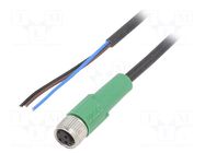 Cable: for sensors/automation; M8; PIN: 3; straight; 5m; plug; 60VAC PHOENIX CONTACT