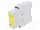 Module: safety relay; 7S; 24VDC; OUT: 2; for DIN rail mounting FINDER