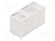 Relay: electromagnetic; SPST-NO; Ucoil: 5VDC; Icontacts max: 16A OMRON Electronic Components
