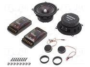 Car loudspeakers set; tweeter,woofer; 130mm; 100W; 70Hz÷20kHz; 4Ω PHONOCAR