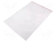 Self-seal bag; L: 320mm; Width: 230mm; Thick: 45um; polyetylene PLAST