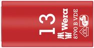 8790 B VDE Zyklop 3/8" socket, insulated, 13.0x46,0, Wera