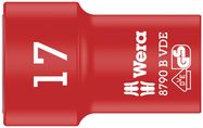 8790 B VDE Zyklop 3/8" socket, insulated, 17.0x46,0, Wera