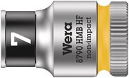 8790 HMB HF Zyklop socket with 3/8" drive with holding function, 7.0x29.0, Wera