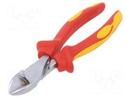 Pliers; side,cutting,insulated; 225mm; 1kVAC STAHLWILLE
