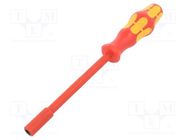 Screwdriver; insulated; 6-angles socket; HEX 6mm 