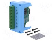Industrial module: digital I/O; -25÷70°C; IN: 6; OUT: 3; Digit.in: 6 ADVANTECH