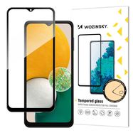 Wozinsky Super Tough Full Glue Tempered Glass Full Screen With Frame Case Friendly Samsung Galaxy A13 / A23 / A23 5G / M13 Black, Wozinsky