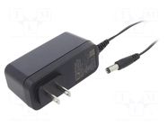 Power supply: switching; mains,plug-in; 12VDC; 1.5A; 18W; 85% XP POWER