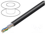 Wire; U/UTP; 4x2x24AWG; 5e; stranded; Cu; CobraNet,EtherSound; 305m BELDEN