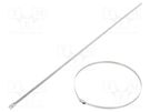 Cable tie; L: 360mm; W: 4.6mm; stainless steel AISI 304; 890N BM GROUP