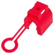 MOUNTING CLIP, PLUG/RCPT CONNECTOR, RED