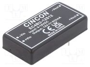 Converter: DC/DC; 10W; Uin: 9÷18V; Uout: 12VDC; Iout: 833mA; THT; EC CINCON