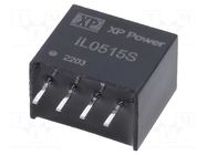 Converter: DC/DC; 2W; Uin: 5VDC; Uout: 15VDC; Iout: 132mA; SIP; THT; IL XP POWER