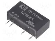 Converter: DC/DC; 1W; Uin: 24VDC; Uout: 3.3VDC; Iout: 300mA; SIP; THT XP POWER