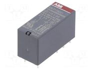 Relay: electromagnetic; SPDT; Ucoil: 110VDC; 16A; CR-P; max.250VAC ABB