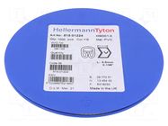 Markers; Marking: V; 1÷3mm; PVC; yellow; -65÷105°C; leaded; HGDC1-3 HELLERMANNTYTON