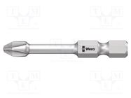 Screwdriver bit; Phillips; PH2; Overall len: 50mm; Harpoon ACR® WERA