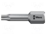 Screwdriver bit; Torx®; TX15; Overall len: 25mm; TORSION WERA