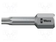 Screwdriver bit; Torx®; TX10; Overall len: 25mm; TORSION WERA