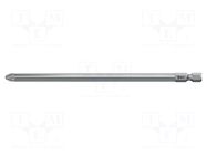 Screwdriver bit; Pozidriv®; PZ3; 1/4"; Overall len: 152mm WERA