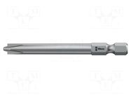 Screwdriver bit; PlusMinus PH-type; PH/S1; Overall len: 70mm WERA