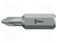 Screwdriver bit; Phillips; PH3; Overall len: 32mm WERA