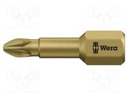 Screwdriver bit; Pozidriv®; PZ1; Overall len: 25mm WERA