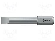 Screwdriver bit; slot; 14,0x2,5mm; Overall len: 41mm WERA