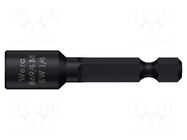 Screwdriver bit; 6-angles socket; Socket size-inch: 1/4" WERA
