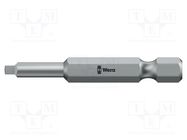 Screwdriver bit; square; #1; Overall len: 50mm; BiTorsion 