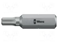 Screwdriver bit; Hex Plus key; HEX 5mm; Overall len: 30mm WERA