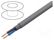 Wire; OZ-520 HMH-C; 2x0.75mm2; shielded,tinned copper braid HELUKABEL
