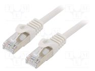 Patch cord; F/UTP; 6; stranded; CCA; PVC; grey; 20m; RJ45 plug; 26AWG GEMBIRD