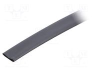 Heat shrink sleeve; glueless,flexible; 2: 1; 19.1mm; black TE Connectivity