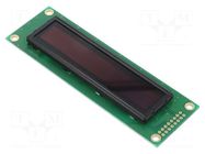 Display: OLED; graphical; 2.59"; 100x16; Dim: 116x37x9.8mm; white RAYSTAR OPTRONICS