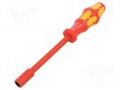 Screwdriver; insulated; 6-angles socket; HEX 8mm WERA