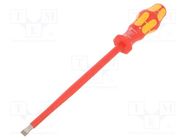 Screwdriver; insulated; slot; 8,0x1,6mm; Blade length: 200mm WERA