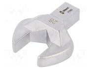 Wrench tip; torque,spanner; Spanner: 26mm; Socket size: 14x18mm WERA