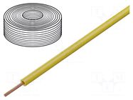 Wire; H07Z-K; stranded; Cu; 16mm2; LSZH; yellow; 450V,750V; 100m HELUKABEL
