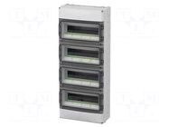 Enclosure: for modular components; IP65; grey; No.of mod: 56; AK SPELSBERG