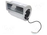 Fan: AC; blower; 230VAC; 172x198x254mm; 599.4m3/h; 55dBA; ball; IP44 EBM-PAPST