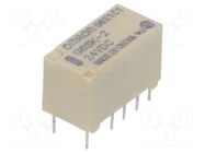 Relay: electromagnetic; DPDT; Ucoil: 24VDC; Icontacts max: 2A; G6S OMRON Electronic Components